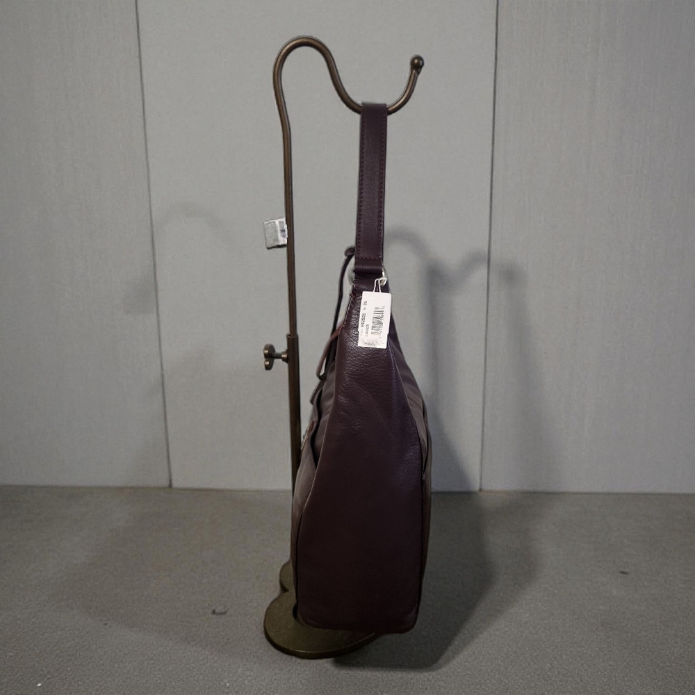 Brighton Asher London Groove Hobo – Blackberry/Chocolate – NWT + Box - Picture 3 of 14
